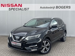 Nissan Qashqai - 1.2 N-Connecta Automaat Navigatie, Panoramadak, Leder, 360 Camera, 18" Lm, Cruisecontrol,