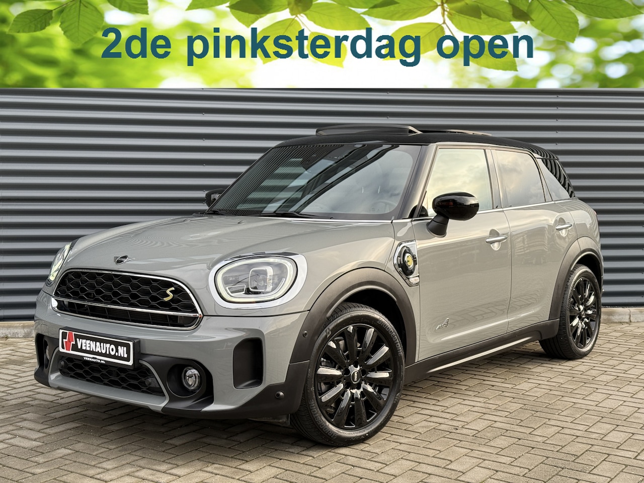 MINI Countryman - 2.0 Cooper S E ALL4 Pano/Leder/Stoelwarm/Apple 2e Pinksterdag open van 12uur tot 16uur - AutoWereld.nl