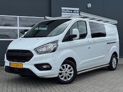 Ford Transit Custom - 2.0 TDCI 130pk L2H1 Limited DC 5P | Navi | Camera | Leder | Trekhaak | Raptor Grill | CarP