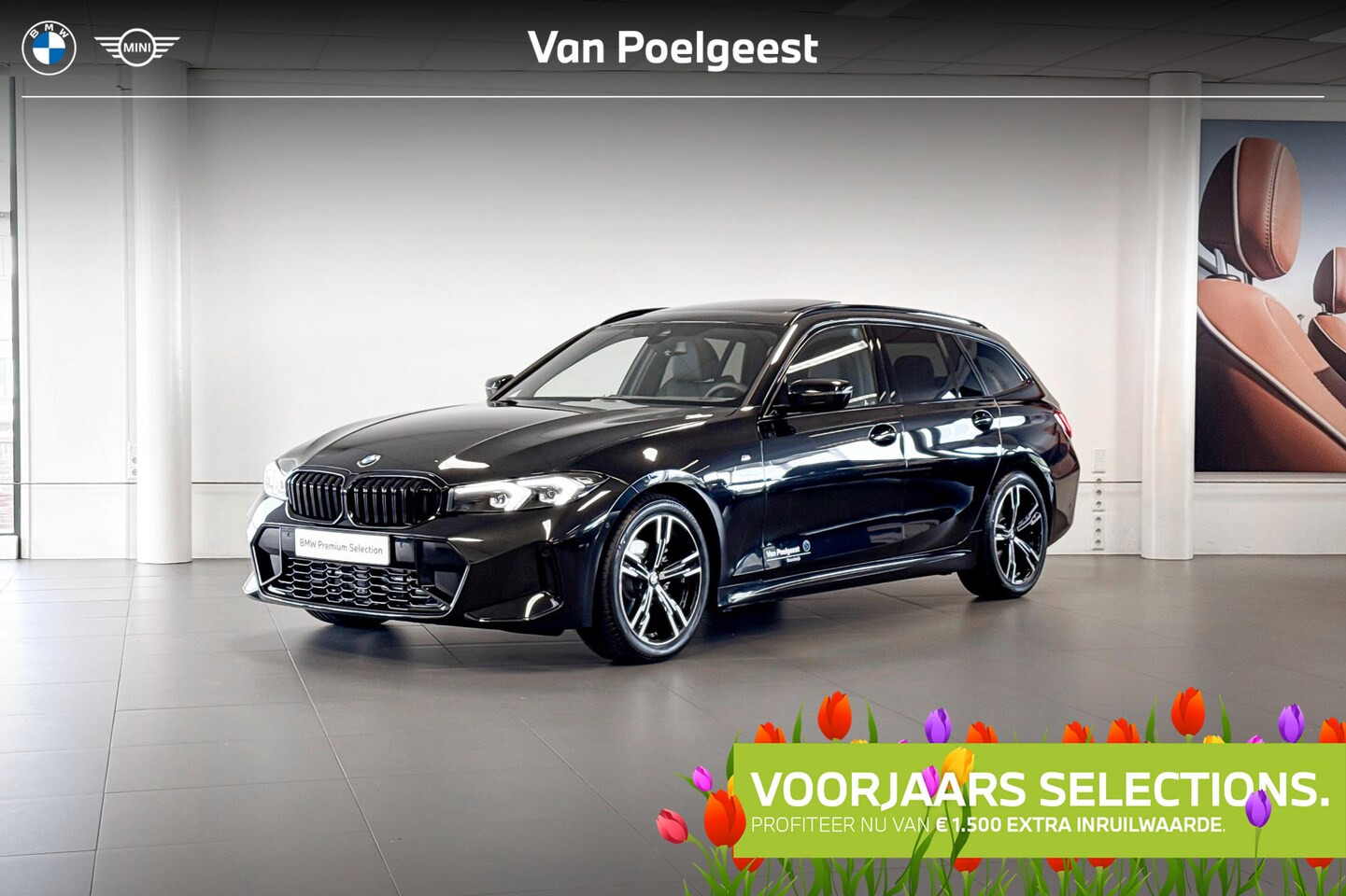 BMW 3-serie Touring - 318i | M Sport | Glazen Panoramadak | Stoelverwarming | Achteruitrijcamera | Selections 15 - AutoWereld.nl
