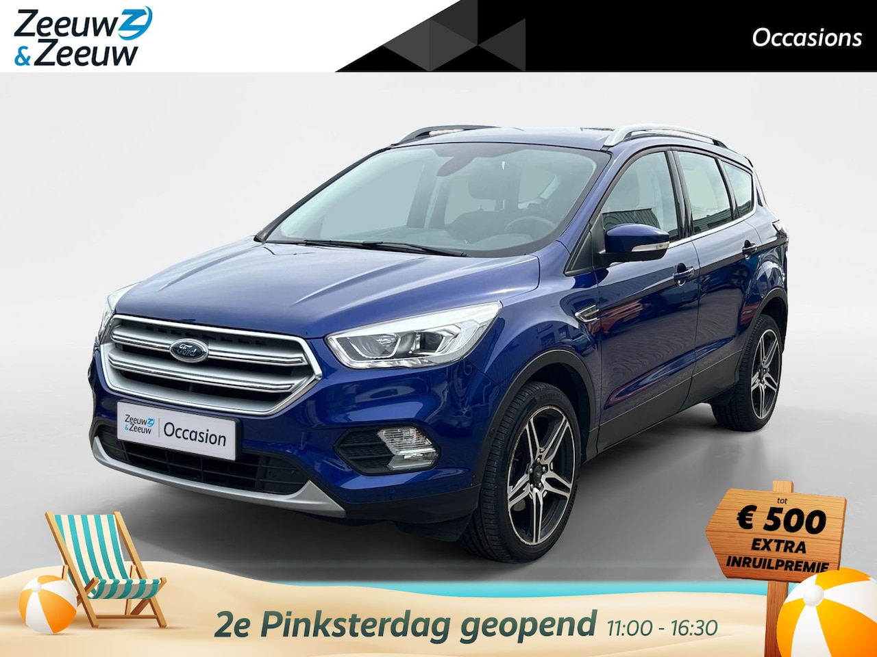Ford Kuga - 1.5 EcoBoost Titanium 120pk | Dealeronderhouden | Navigatie | Parkeer sensoren | Achteruit - AutoWereld.nl