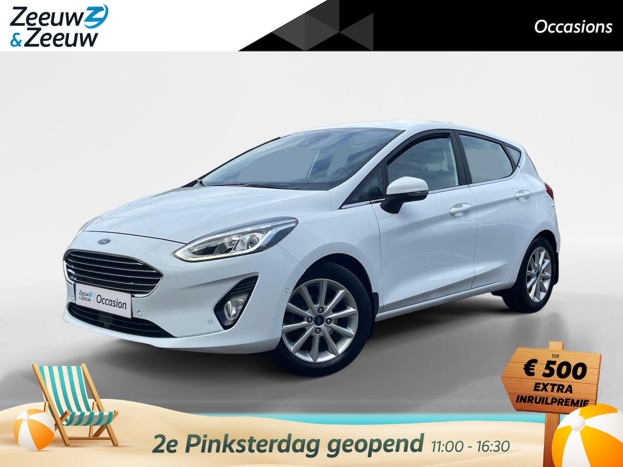 Ford Fiesta - 1.0 EcoBoost Titanium | Adaptieve Cruise Control | Camera | Voorruitverwarming | B&O | Nav - AutoWereld.nl
