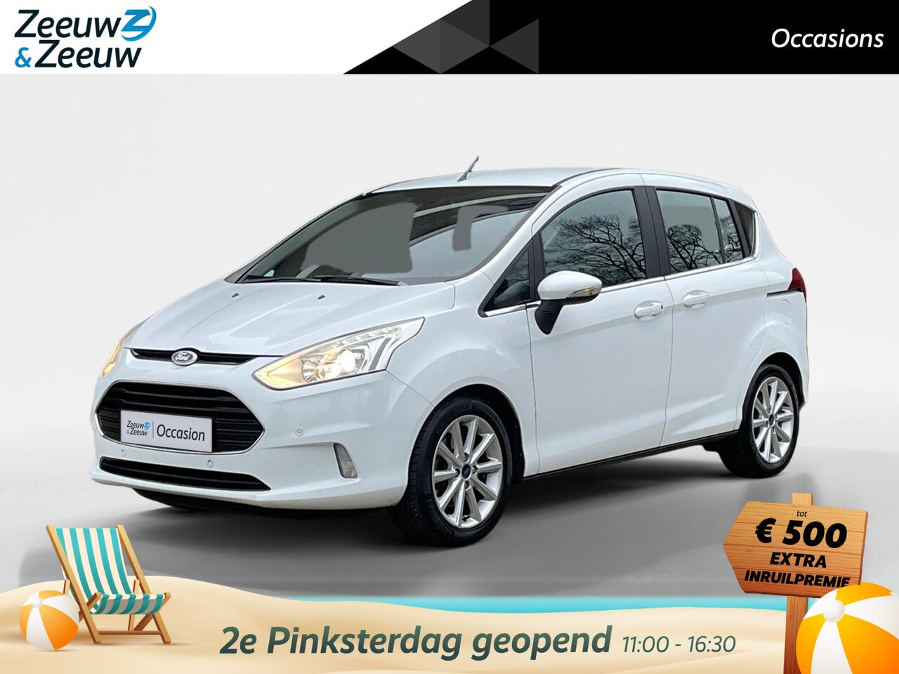 Ford B-Max - 1.0 EcoBoost Titanium | Navigatie | Camera | Nwe distributieriem | Climate Control | Voorr - AutoWereld.nl