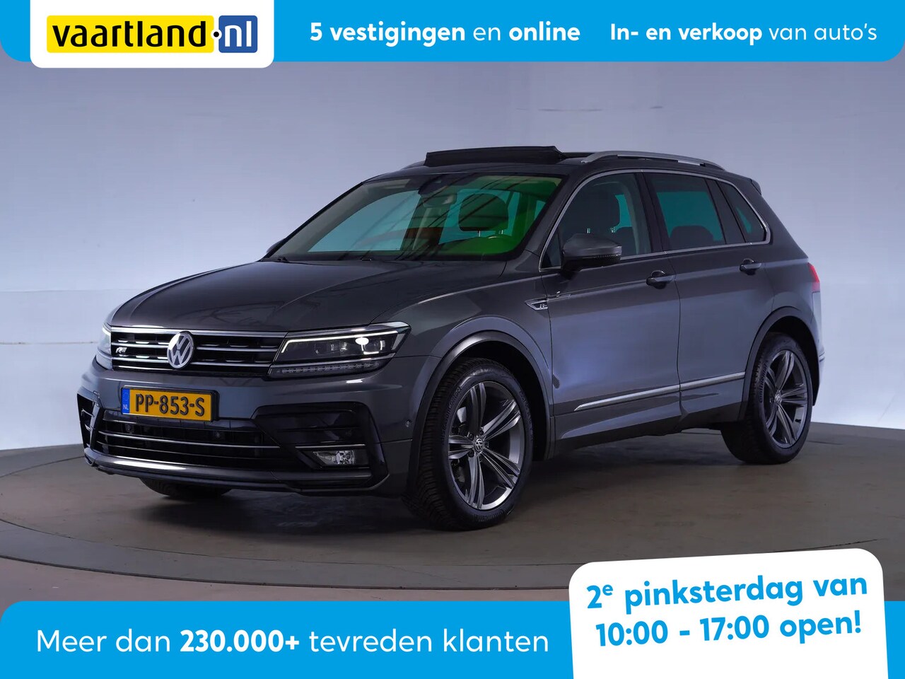 Volkswagen Tiguan - 2.0 TDI 4Motion R-Line Highline Aut. [ Pano Virtual LED+ ] - AutoWereld.nl