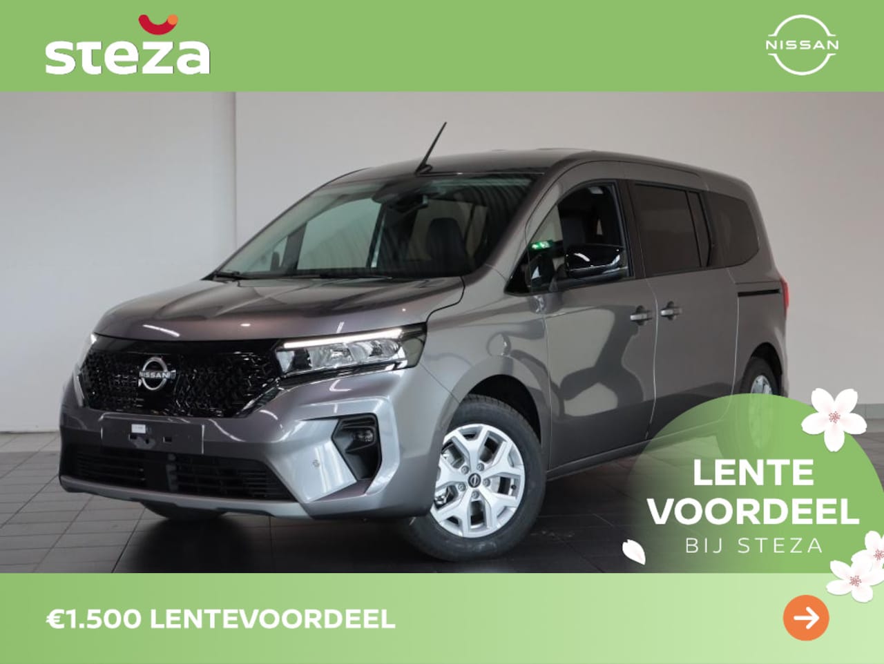 Nissan Townstar Evalia - 100% Elektrisch Evalia L2 7 Persoons N-Connecta-Option - AutoWereld.nl