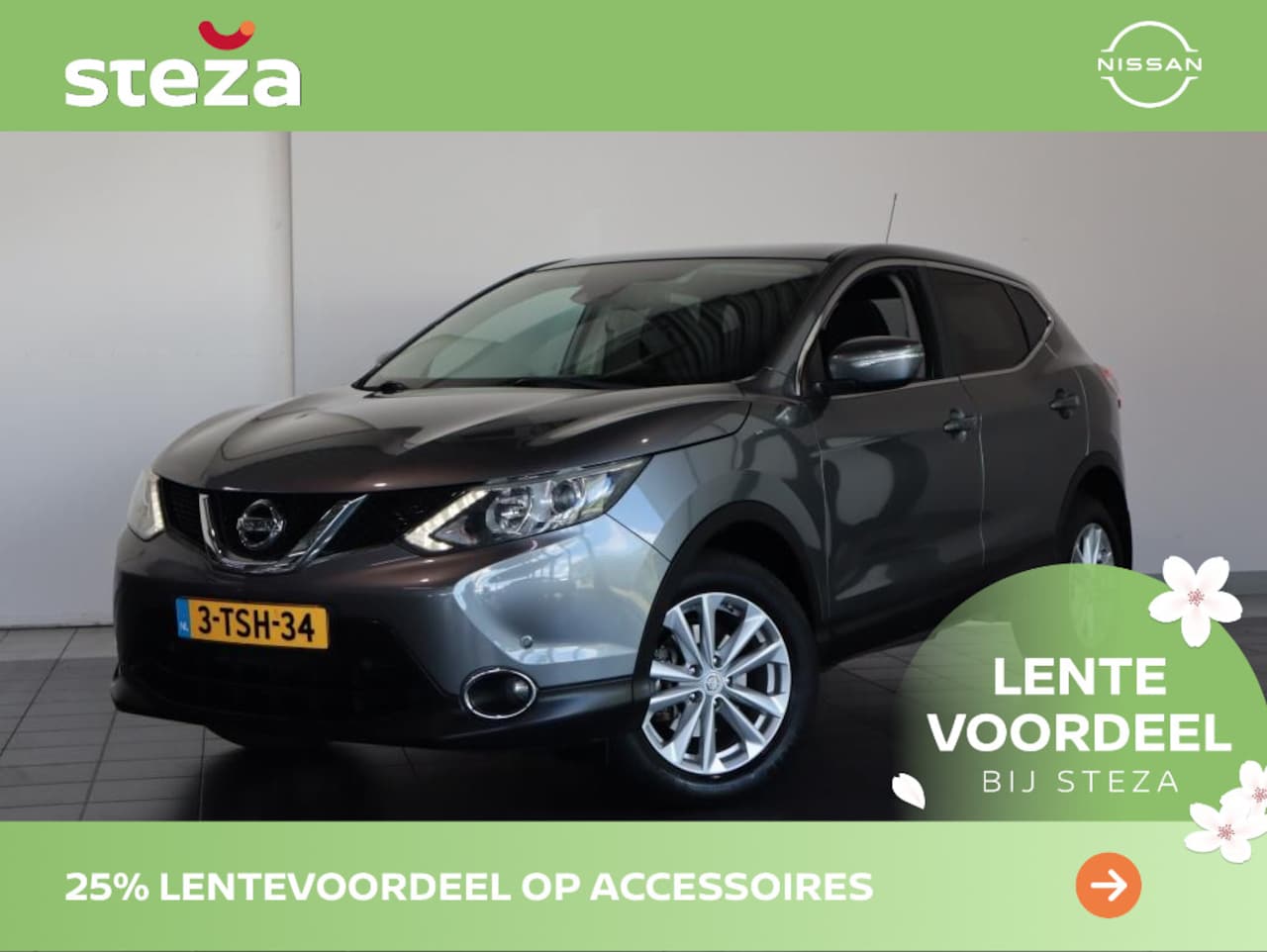 Nissan Qashqai - 1.2 Connect Edition / Camera / Navigatie / Cruise Control - AutoWereld.nl
