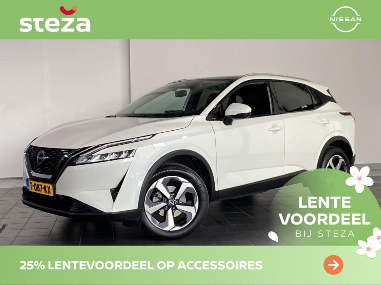 Nissan Qashqai - 1.3 MHEV AUTOMAAT N-Connecta / NL-AUTO / Navigatie / Adaptive Cruise Control - AutoWereld.nl