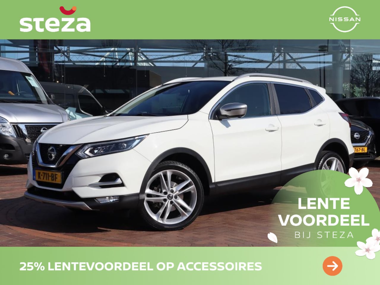 Nissan Qashqai - 1.3 DIG-T N-Motion / Navigatie / Led / Trekhaak - AutoWereld.nl