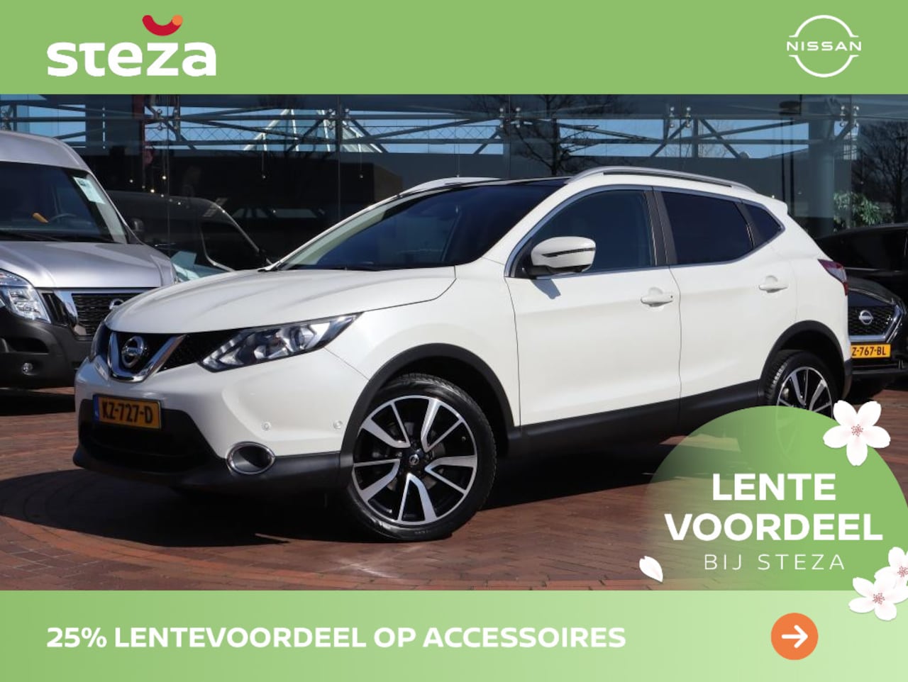 Nissan Qashqai - 1.2 Tekna Automaat / Navigatie / 360 º Camera / - AutoWereld.nl