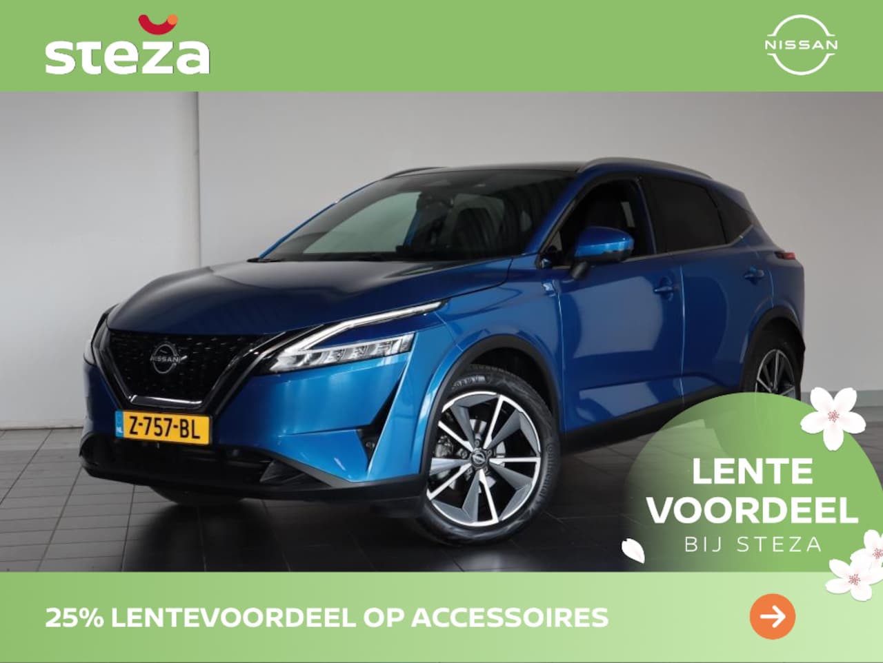 Nissan Qashqai - 1.3 MHEV X Tekna / Cruise control Adaptief / Navigatie / 360 camera - AutoWereld.nl