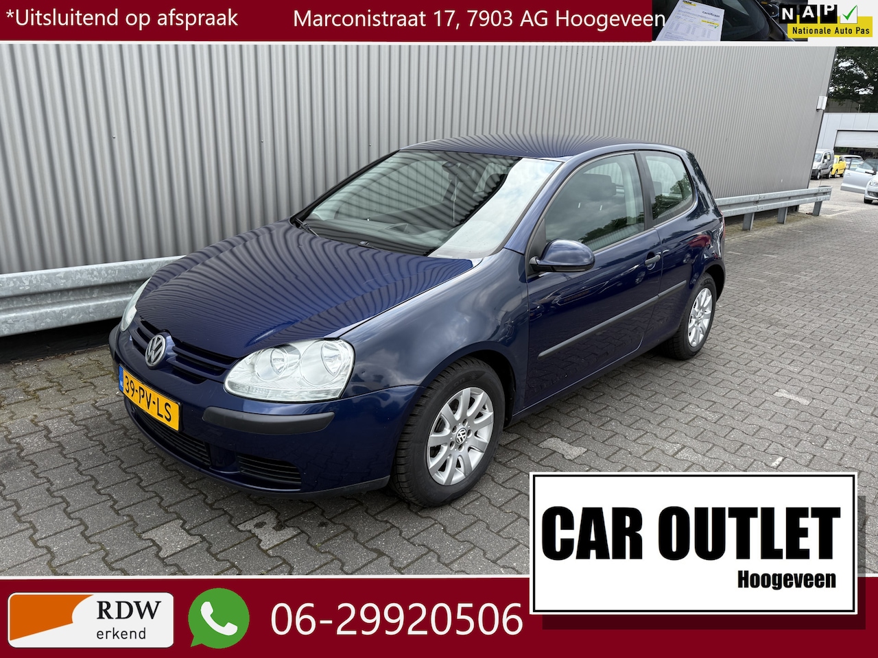 Volkswagen Golf - 1.6 FSI Comfortline A/C, Navi, Multimedia, CC, LM, Trekh, nw. APK – Inruil Mogelijk – - AutoWereld.nl