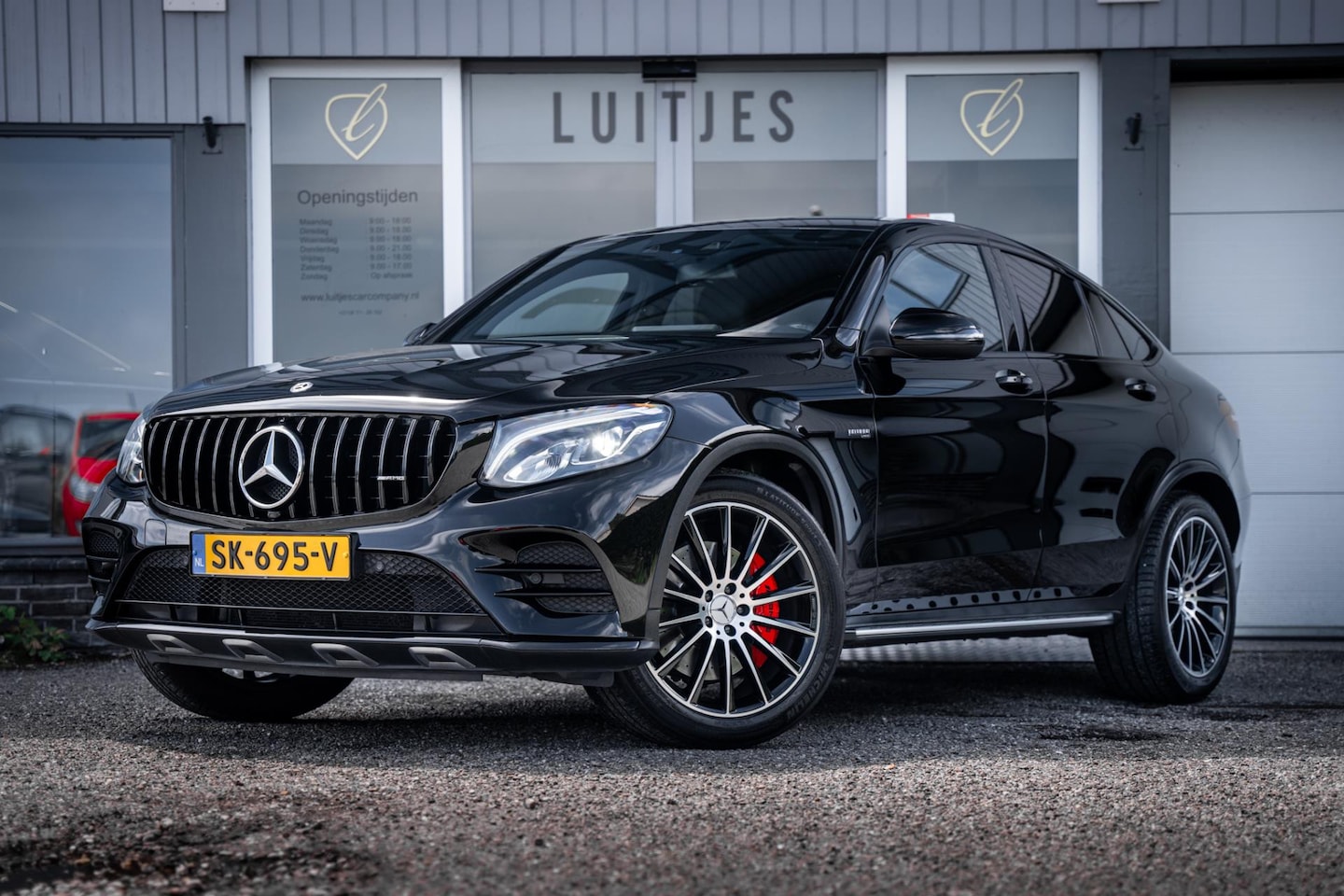 Mercedes-Benz GLC-klasse Coupé - AMG 43 4MATIC I Burmester I Luchtvering I Dealer-ond. I Night-pakket I Carplay - AutoWereld.nl