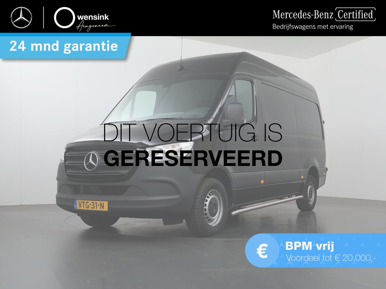 Mercedes-Benz Sprinter - 315 CDI L2 H2 | Aut. | 3500 KG AHW | METALLIC | SPIEGELPAKKET | ACHTERUITRIJCAMERA | BIJRI - AutoWereld.nl
