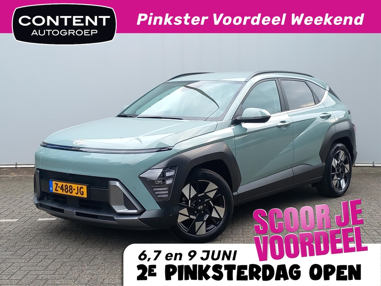Hyundai Kona - 1.6 GDI HEV 141pk DCT Premium | Navi | Cruise en Climate Control - AutoWereld.nl