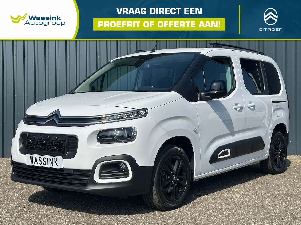 Citroën Berlingo - 1.2 Turbo 130pk EAT8 Shine Automaat I Navigatie I Camera I Parkeersensoren I Cruise Contro - AutoWereld.nl
