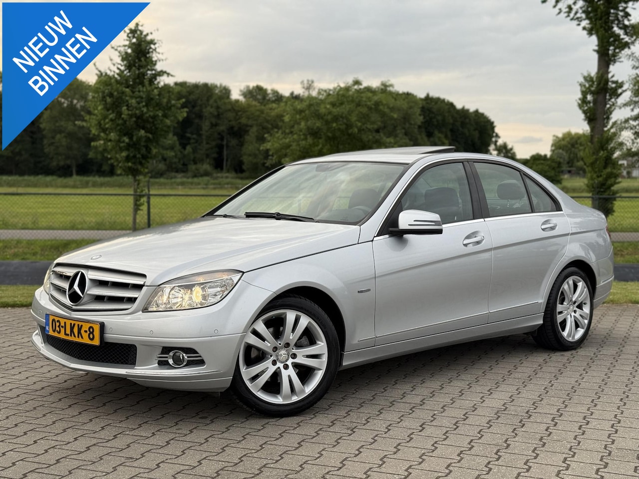Mercedes-Benz C-klasse - 180 K BlueEFFICIENCY 180 K BlueEFFICIENCY nieuwe APK, top staat, automaat, 2e eigenaar, trekhaak, schuifdak ! - AutoWereld.nl