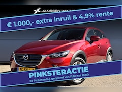 Mazda CX-3 - 2.0 SkyActiv-G 120 SkyLease Dodehoek Detectie Navigatie Voorstoelen Verwarmd Keyless Start