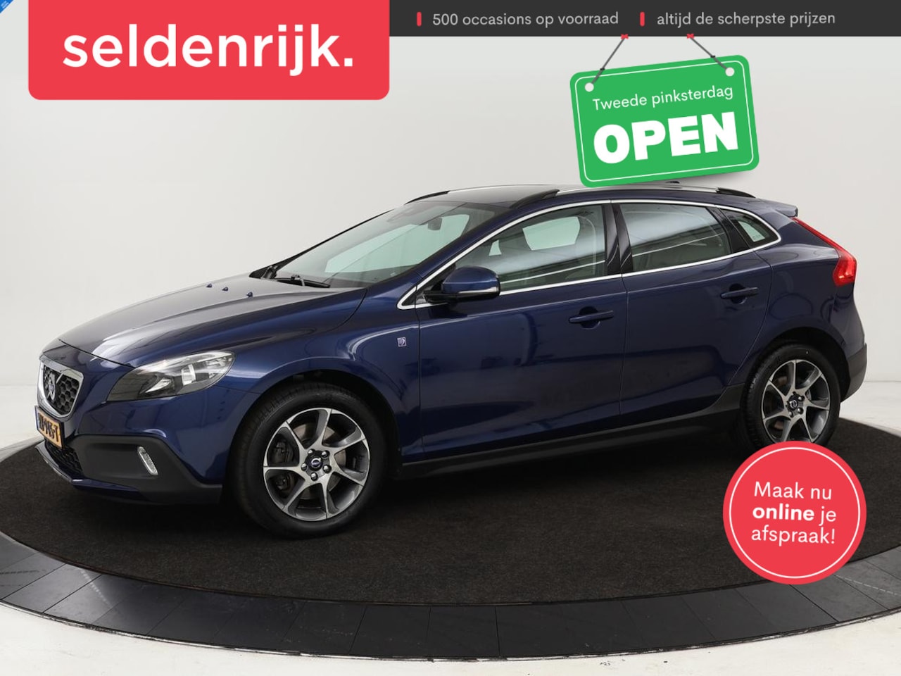 Volvo V40 Cross Country - 2.0 D2 Ocean Race | Leder | Stoelverwarming | Trekhaak | Climate control | Bluetooth | Cru - AutoWereld.nl