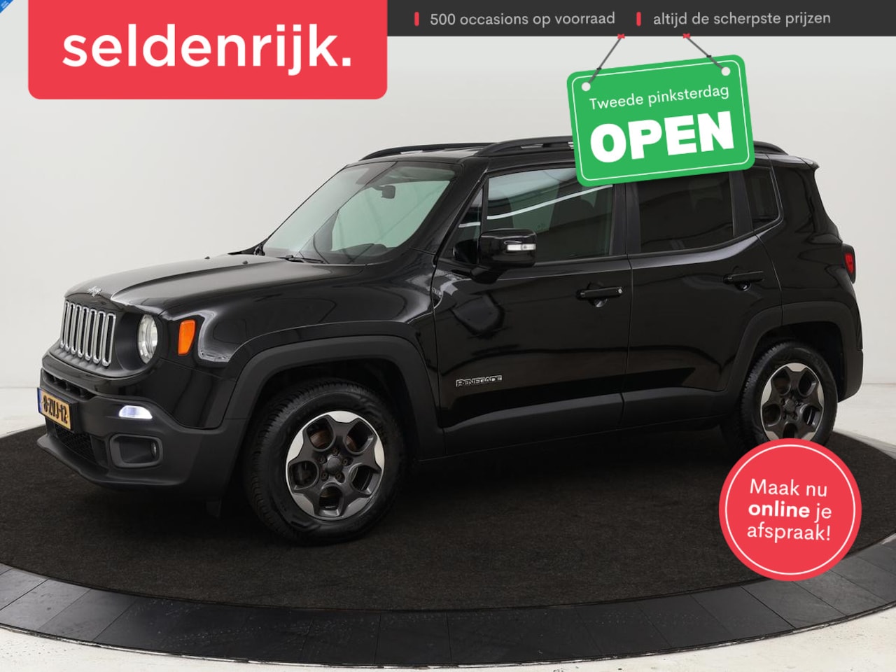 Jeep Renegade - 1.4 MultiAir Longitude | Airco | Cruise control | Bluetooth | Parkeerhulp | LED | Lichtmet - AutoWereld.nl