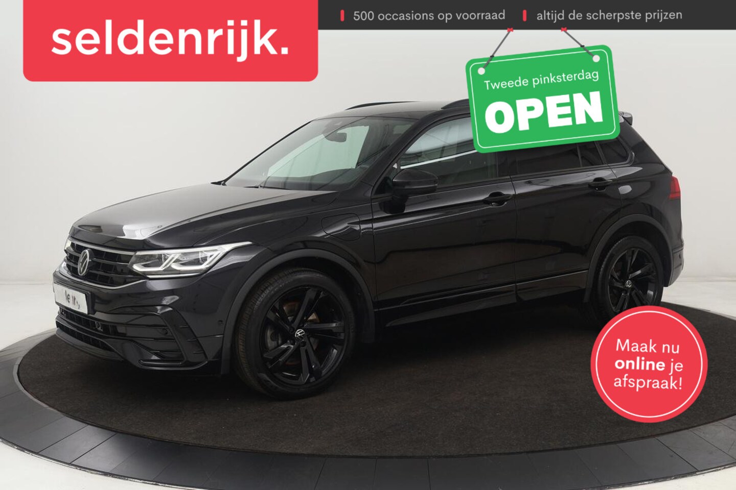 Volkswagen Tiguan - 1.4 TSI eHybrid R Line | Leder | Trekhaak | Stoelverwarming | Camera | Adaptive cruise | C - AutoWereld.nl