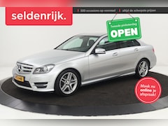 Mercedes-Benz C-klasse - 180 AMG Sport | Stoelverwarming | Xenon | Half leder | Navigatie | Climate control | Park