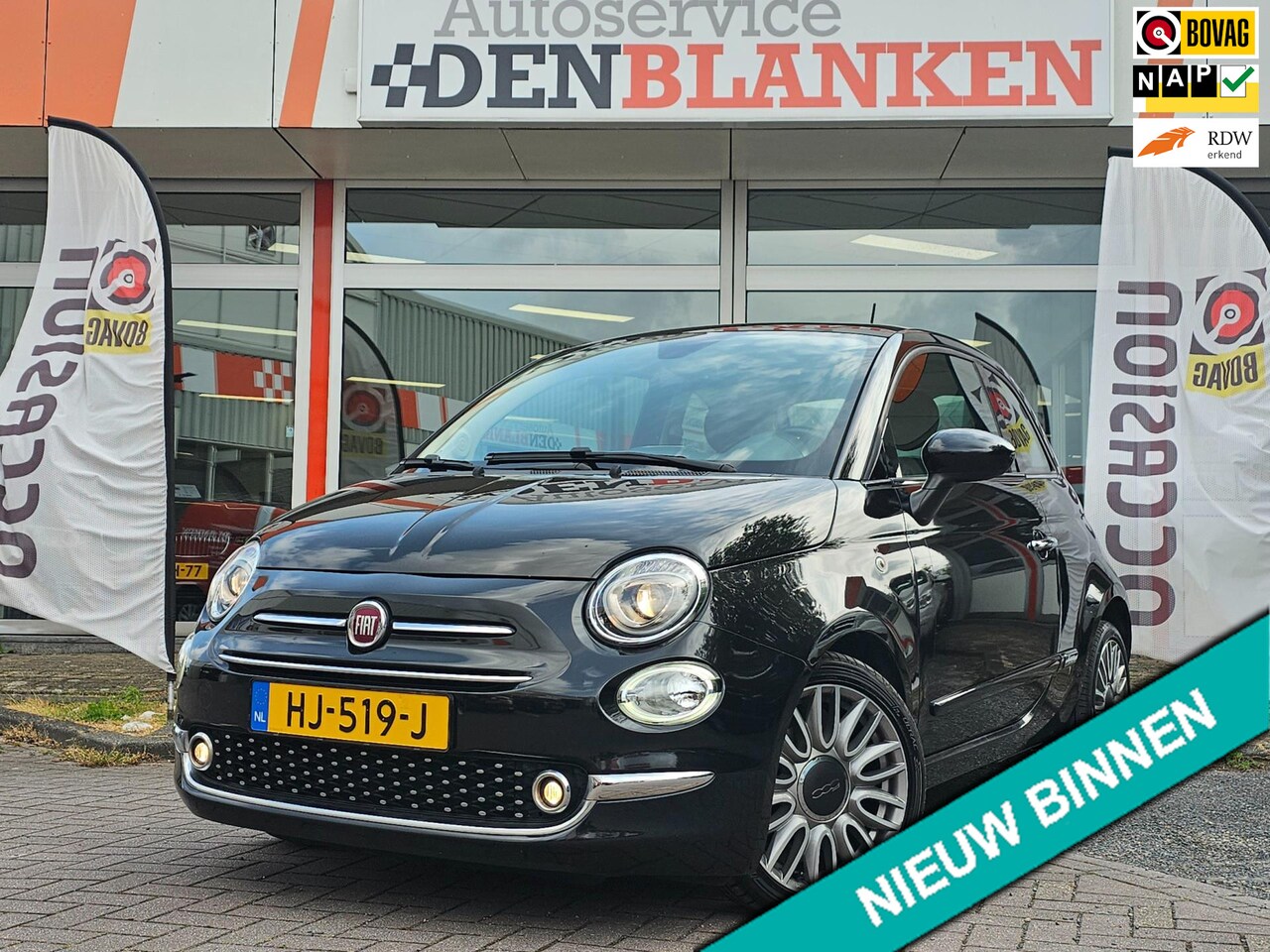 Fiat 500 - 0.9 TwinAir Turbo Lounge BJ.11-2015 / Panodak / Navi / Pdc / Climate Control / 16"Lmv !! - AutoWereld.nl