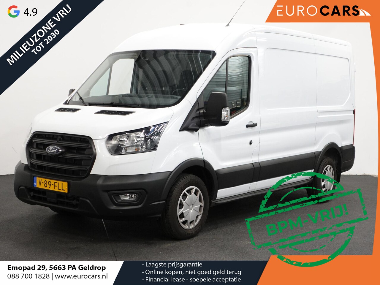 Ford Transit - 130pk L2H2 Trend Automaat Navigatie Apple Carplay/ Android Auto Trekhaak Airco Cruise cont - AutoWereld.nl
