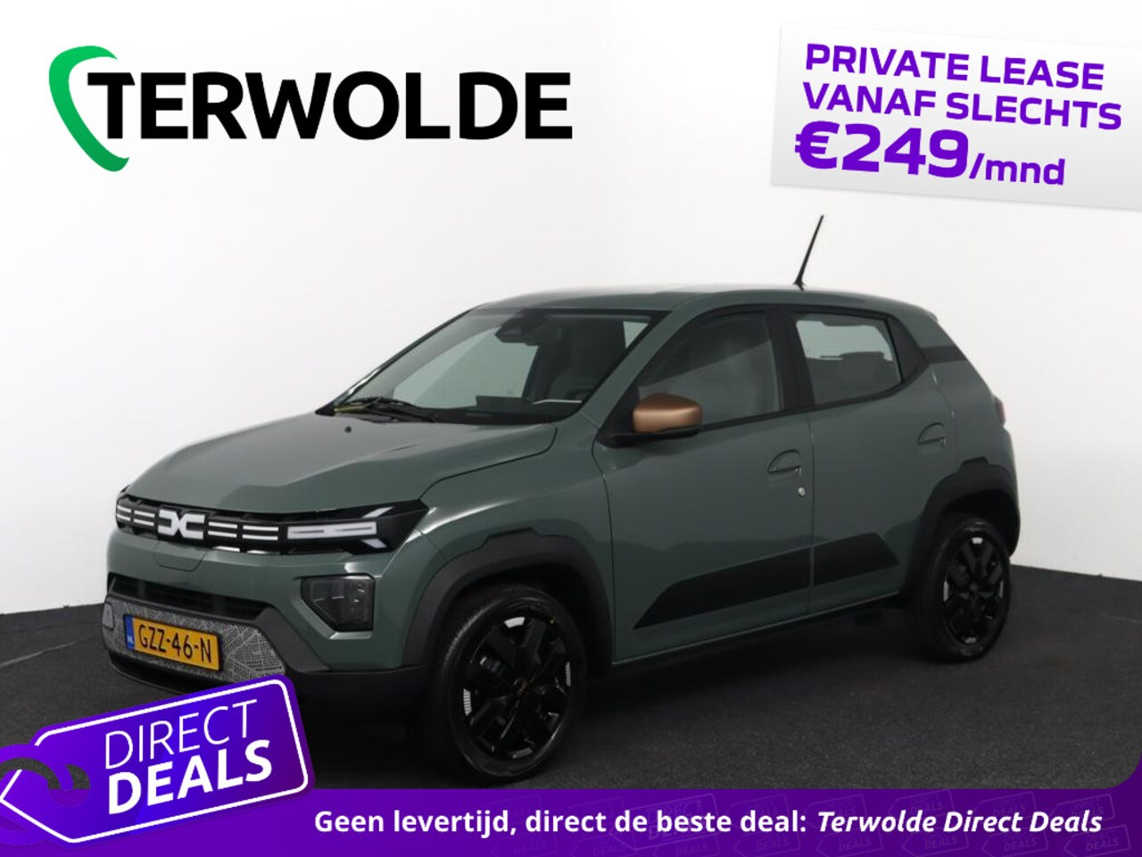 Dacia Spring - Extreme 65 26.8 kWh VA: € 279,- Private Lease Gratis thuisbezorgd ! - AutoWereld.nl