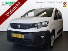 Peugeot Partner - 1.5 BlueHDI Premium 3 Zitplaatsen, Schuifdeur rechts, Deurtjes achter, Airco, Navigatie, C