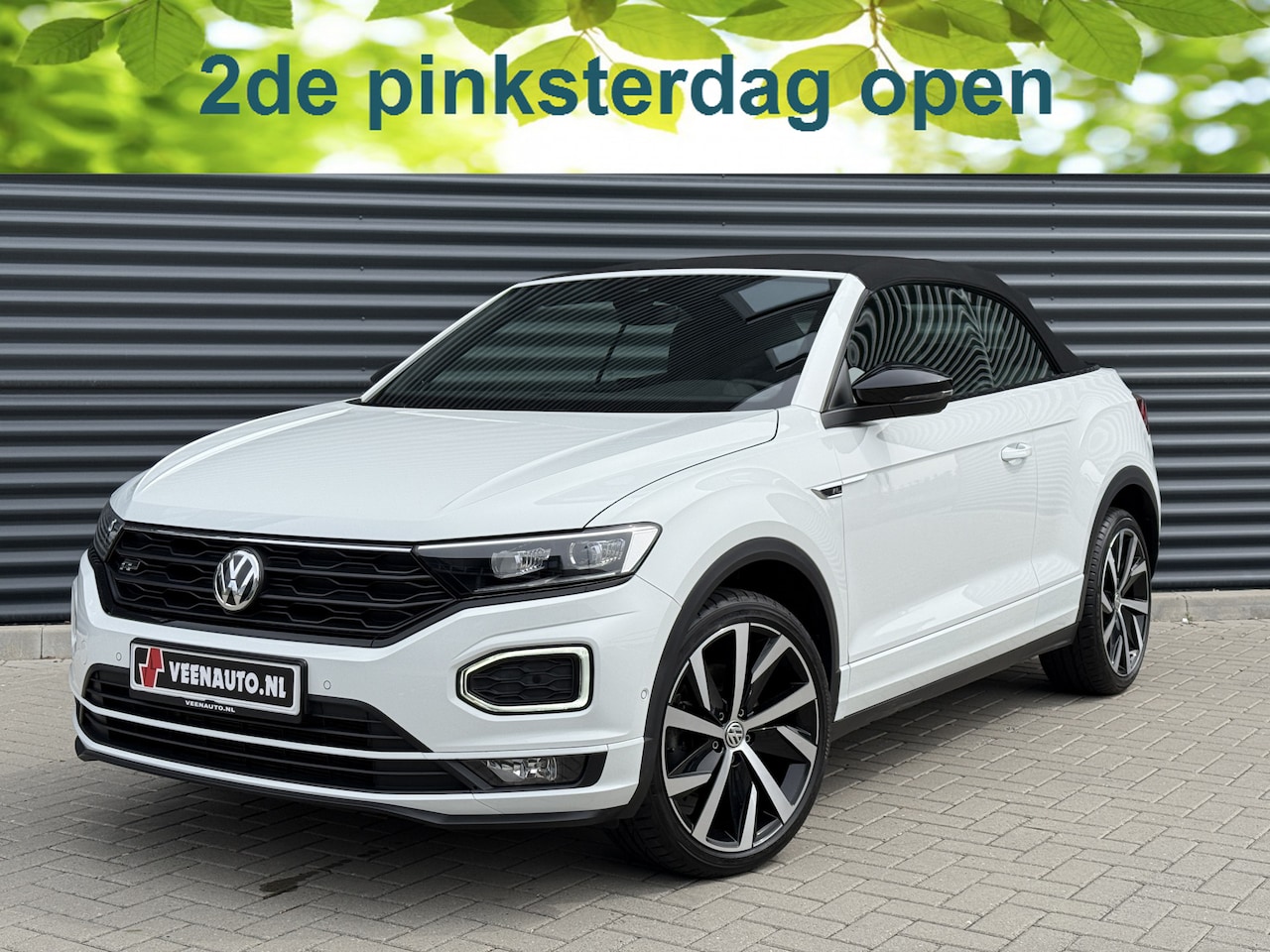 Volkswagen T-Roc Cabrio - 1.5 TSI R-Line Leder/Beats/VirtCock/Camera 2e Pinksterdag open van 12uur tot 16uur - AutoWereld.nl