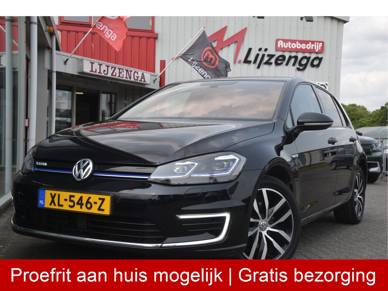Volkswagen e-Golf - e-Golf Clima l Cruise l Leder l LED l LMV l PDC - AutoWereld.nl