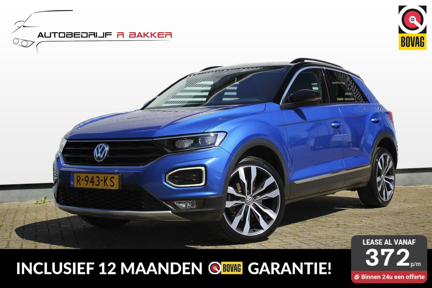Volkswagen T-Roc - 1.5 TSI Sport // Trekhaak - Camera - Virtual Cockpit - Stoelverwarming - Navi - 19 inch - AutoWereld.nl