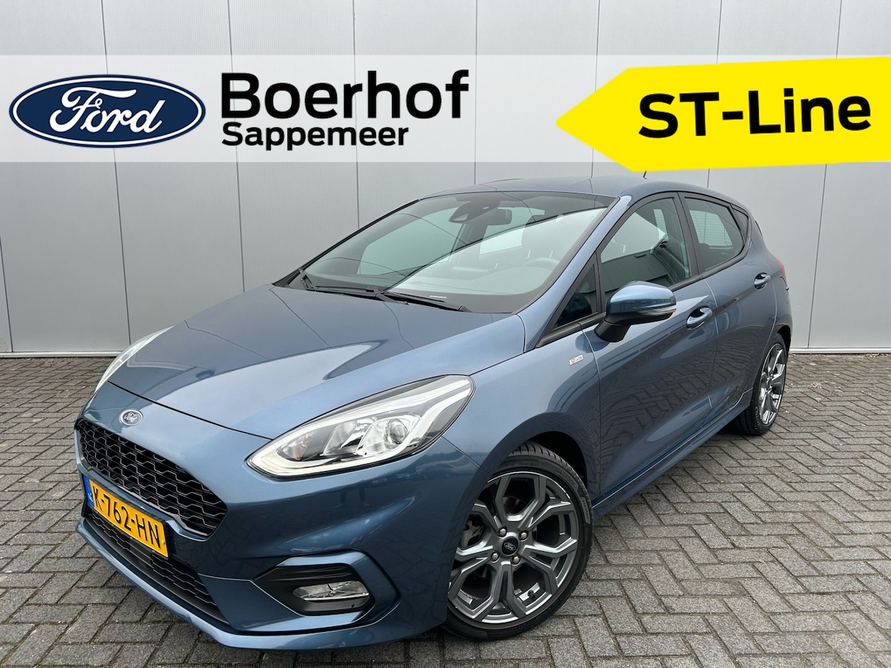 Ford Fiesta - EcoBoost 125PK Hybrid ST-Line | Keyless I Trekhaak I B&O I Navi I PDC - AutoWereld.nl