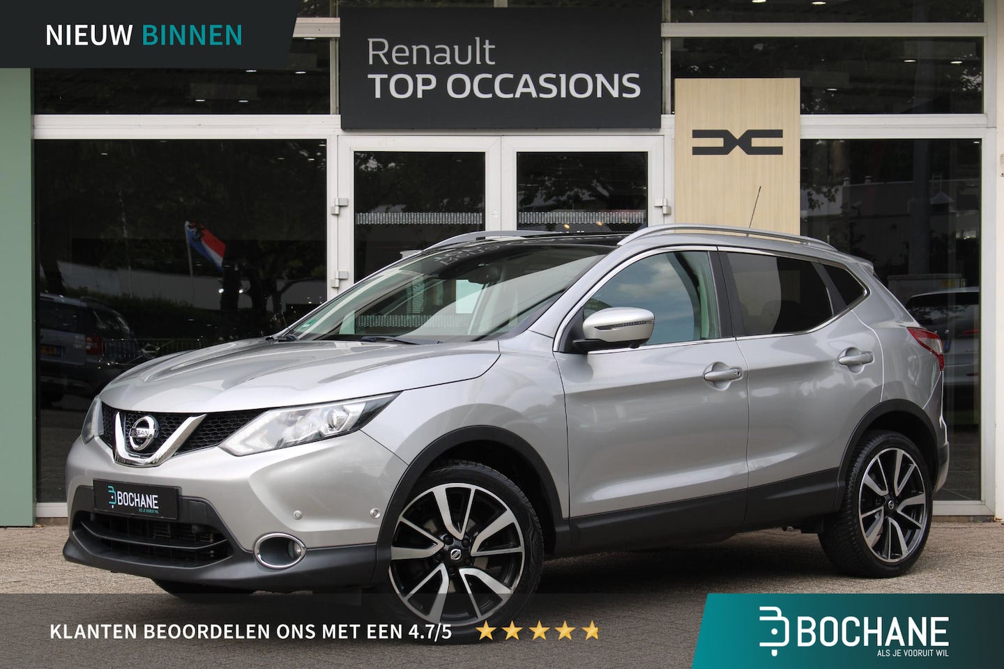 Nissan Qashqai - 1.2 Tekna Afneembare Trekhaak | All season banden | Panoramadak | Automaat - AutoWereld.nl