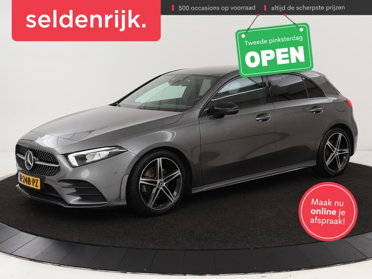 Mercedes-Benz A-klasse - 160 Business Solution AMG | Stoelverwarming | Sfeerverlichting | Camera | Navigatie | Lede - AutoWereld.nl