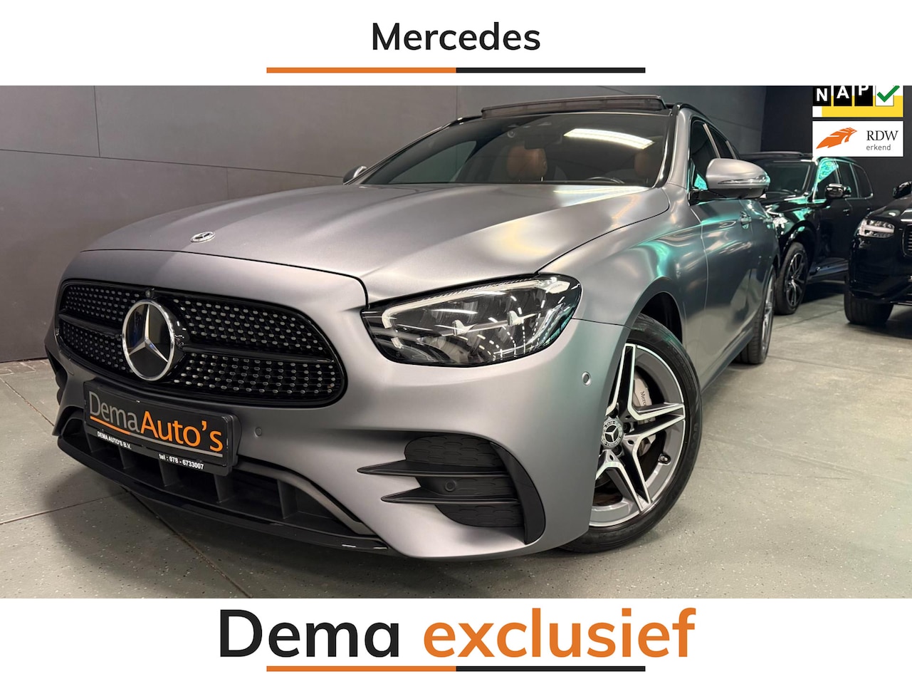 Mercedes-Benz E-klasse Estate - 300 e AMG Line PANO/BURMESTER/LEDER/DAB/CAM/SFEERVERLICHTING/// - AutoWereld.nl