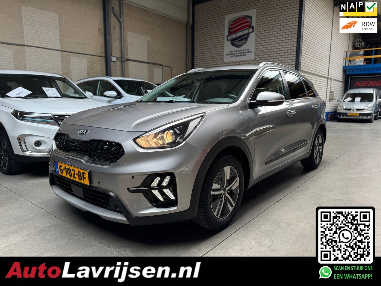 Kia Niro - HYBRID DYNAMICLINE NL AUTO NAP FABR.GARANTIE! AUTOMAAT NAVIGATIE CAMERA LED ECC CRUISE PDC - AutoWereld.nl