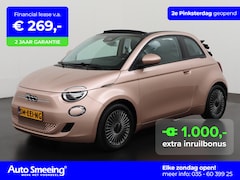 Fiat 500e - Cabrio Icon 42 kWh | Navigatie | Apple Carplay | Parkeersensor | Zondag Open