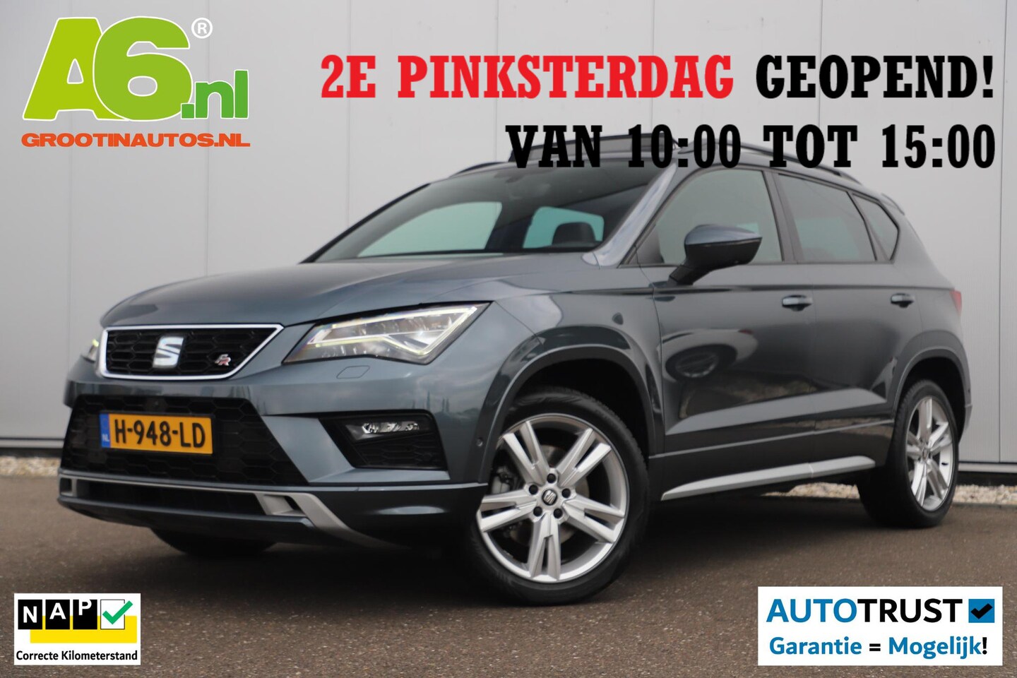 Seat Ateca - 1.5 TSI FR Business Intense 150PK Panoramadak Virtual Keyless Beats Half Leder Full LED Na - AutoWereld.nl
