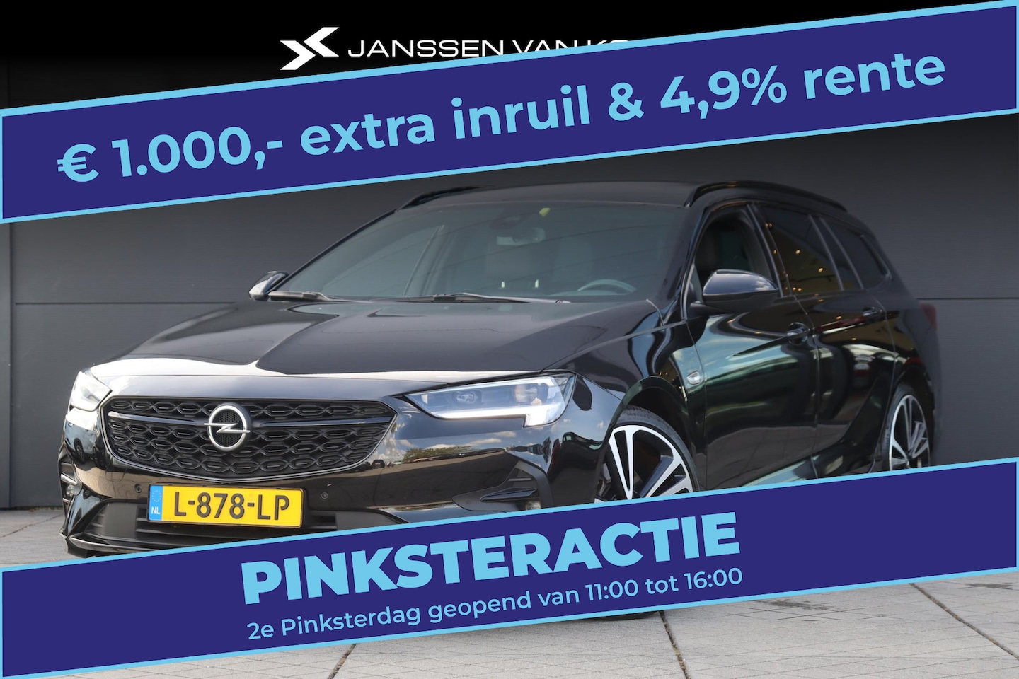 Opel Insignia Sports Tourer - 2.0 Turbo GS Line / Navi / Bose / Leder / Camera / 20'' velgen - AutoWereld.nl