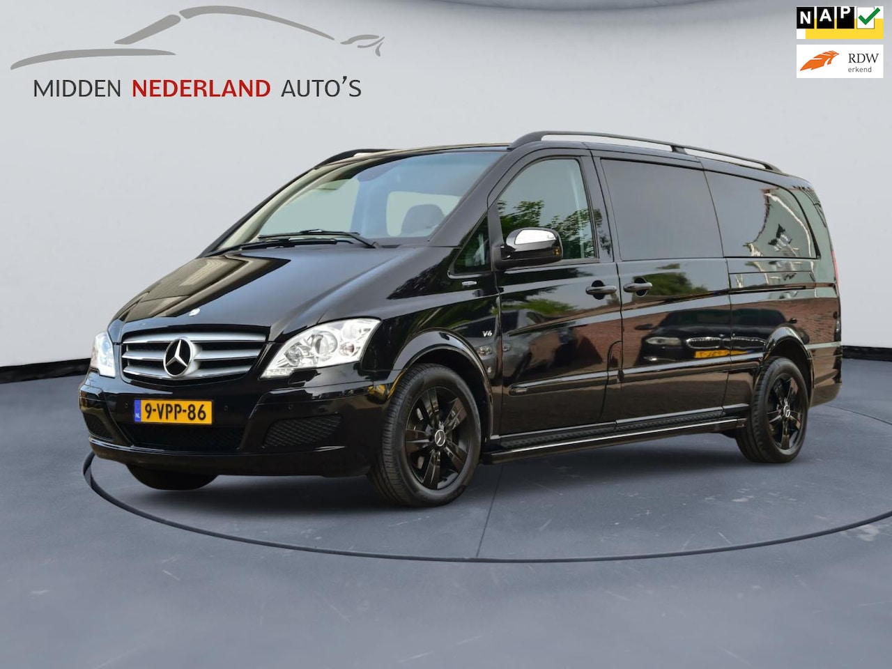 Mercedes-Benz Viano - 3.0 CDI Extra Lang * MARGE * 5 PERS * LEER * V6 * DUBBEL CABINE * - AutoWereld.nl