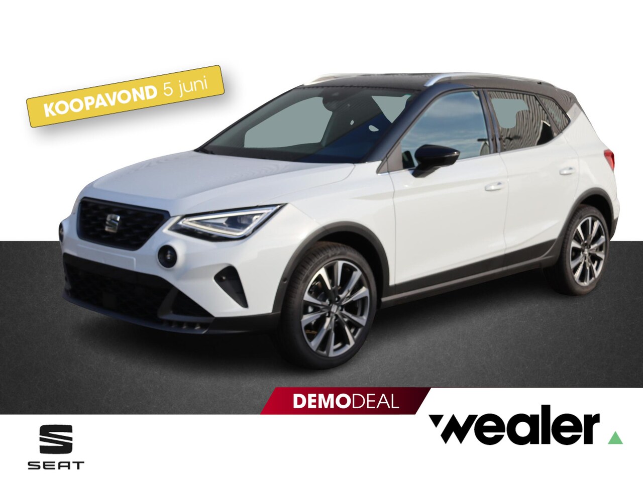 Seat Arona - FR Anniversary 1.0 70 kW / 95 pk EcoTSI SUV 5 vers n. Hand | Trekhaak met afneembare kogel - AutoWereld.nl