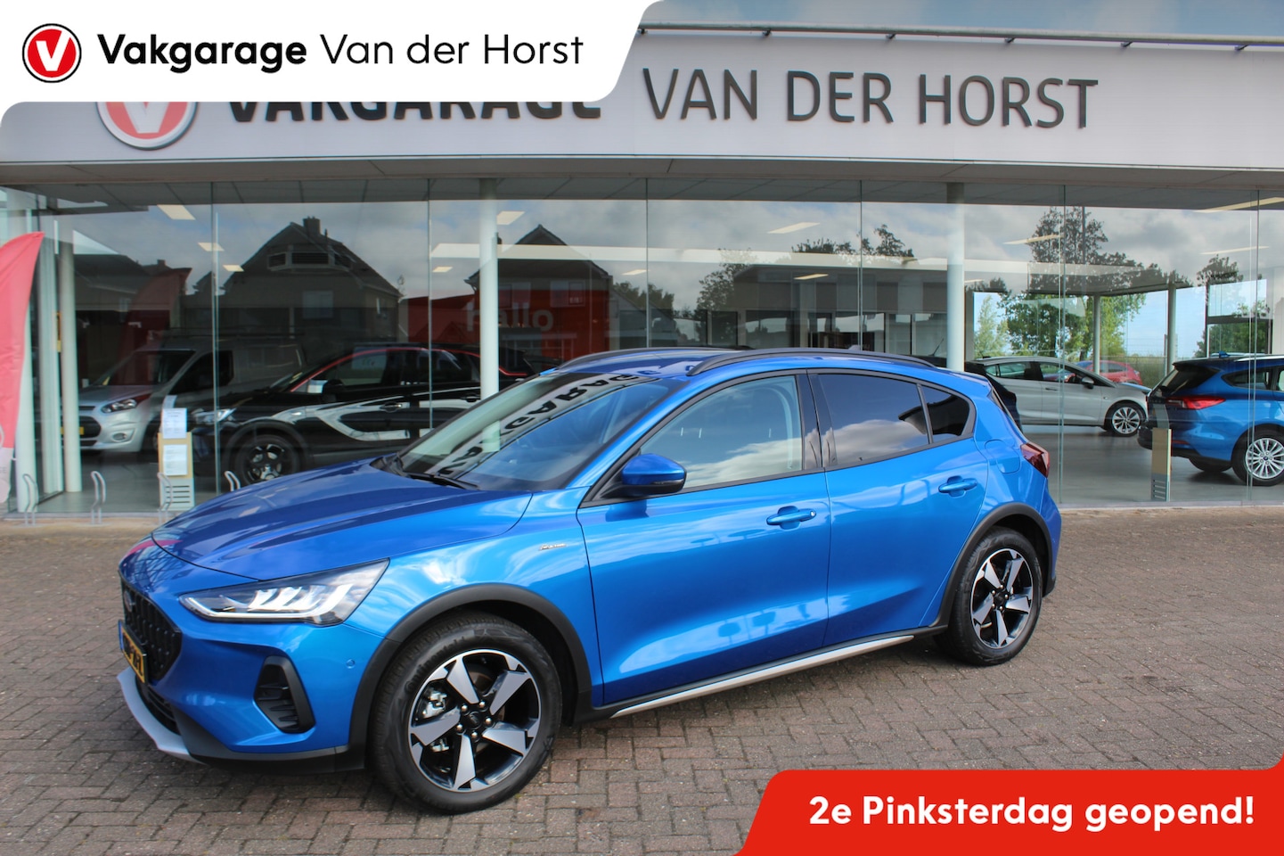Ford Focus - 1.0-155pk EcoBoost Mild-Hybrid 'Active' AUTOMAAT ! Trekgewicht 1.500kg ! Slechts 6.450km ! - AutoWereld.nl