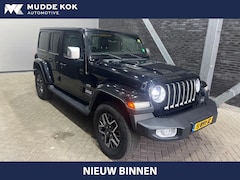 Jeep Wrangler Unlimited - 4xe 380 Sahara | ACC | Vol-Leder | Trekhaak | Stoel+Stuurverwarming | Camera V+A
