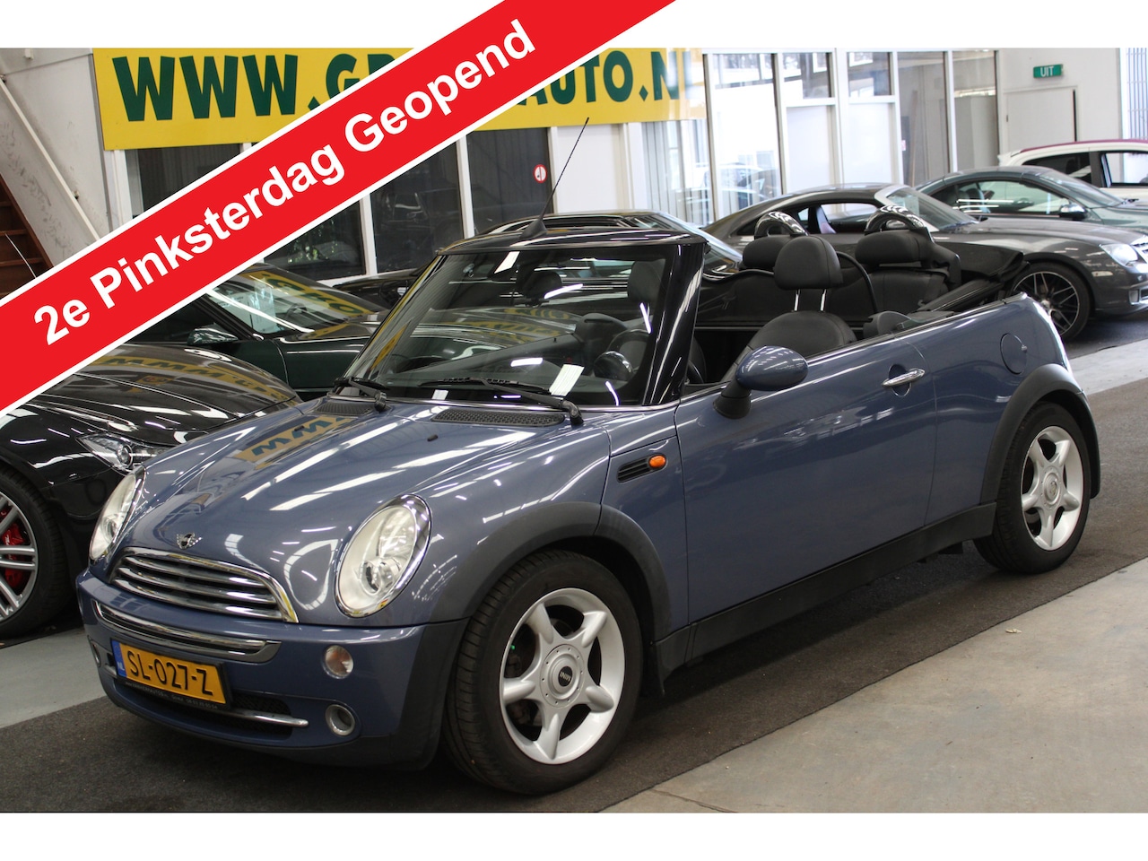 MINI Cabrio - Mini 1.6 Cooper Automaat Airco, Stoelverwarming, Stuurbekrachtiging - AutoWereld.nl