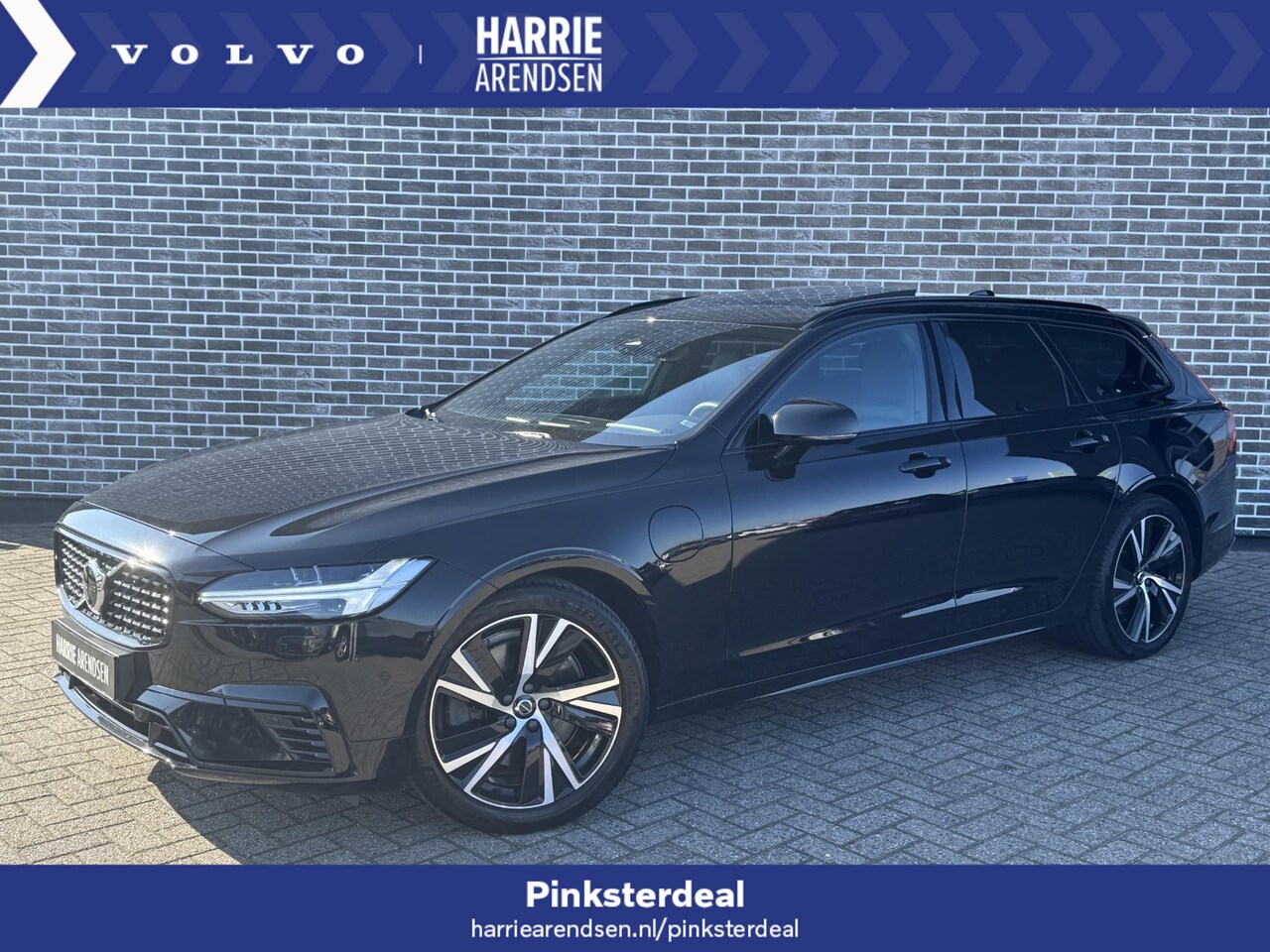 Volvo V90 - Recharge T6 AWD R-Design | Harman Kardon audio | 360 gr. Parkeercamera | 19" lm wielen | S - AutoWereld.nl