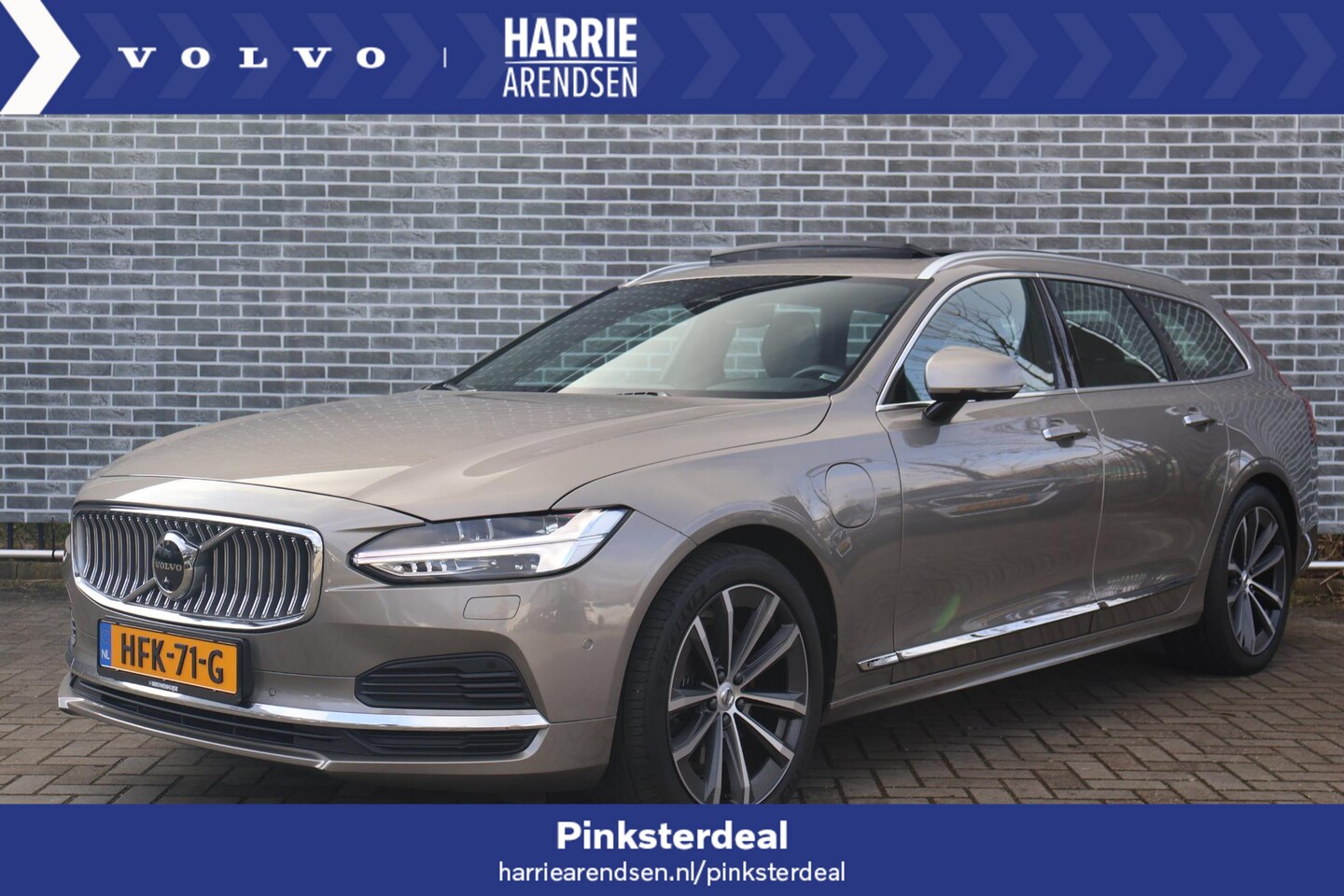 Volvo V90 - Recharge T6 AWD Inscription | Panoramadak | Adaptieve Cruise Control | Bowers & Wilkins Au - AutoWereld.nl