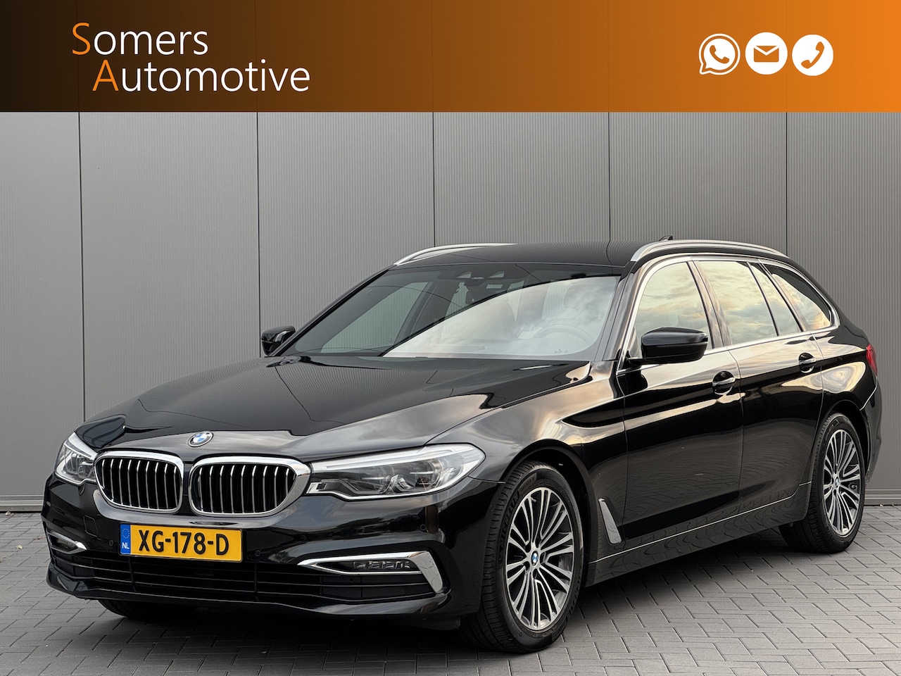 BMW 5-serie Touring - 520d High Executive Luxury Line | Individual Leather | Apple CarPlay | Adaptive LED - AutoWereld.nl
