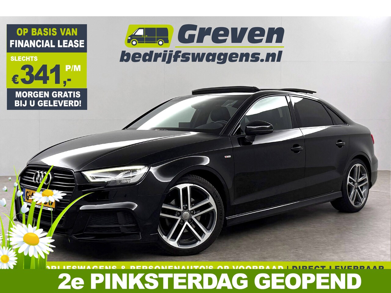 Audi A3 - 35 TFSI S-Line 150PK Pano LED Carplay Virtual Clima Cruise Navigatie PDC 18''LMV - AutoWereld.nl