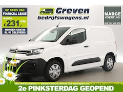 Citroën Berlingo - 1.2 PureTech L1H1 111PK | MARGE | BENZINE | EMISSIEVRIJE ZONE | Airco Cruise PDC Elektrpak
